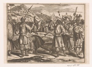 Mottagning av Vasco da Gama på Samorine av Gonsales Appelmans