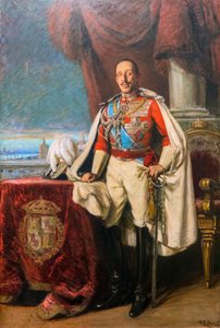 Porträtt av kung Alfonso XIII av Spanien