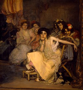 Slave, av Gonzalo Bilbao Martinez (1860-1938), olja på duk