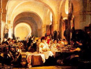 "Cigarrmakarna", målning av Gonzalo Bilbao y Martinez