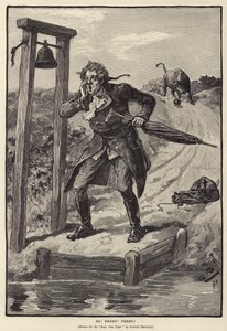 Hej! Färja! Färja! (gravyr) av Gordon Frederick (after) Browne
