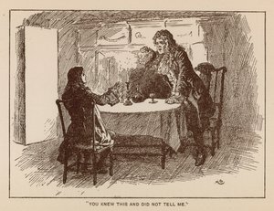 Illustration för The History of Henry Esmond av Thackeray (litho)