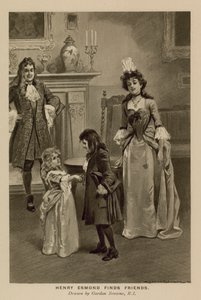 Illustration för The History of Henry Esmond av Thackeray (litho)