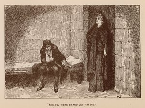Illustration för The History of Henry Esmond av Thackeray (litho)