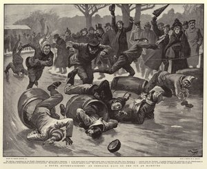 En roman Underhållning i ett hinderlopp på isen i Hamburg av Gordon Frederick Browne