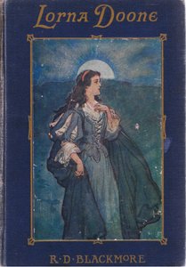 Motiv på framsidan av omslaget, från Lorna Doone, utgiven av W & R Chambers Ltd. av Gordon Frederick Browne