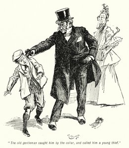 Illustration till The Story of the Treasure Seekers av E Nesbit (litho) av Gordon Frederick Browne