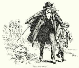 Illustration till The Story of the Treasure Seekers av E Nesbit (litho) av Gordon Frederick Browne