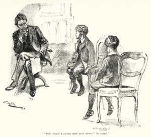 Illustration till The Story of the Treasure Seekers av E Nesbit (litho) av Gordon Frederick Browne