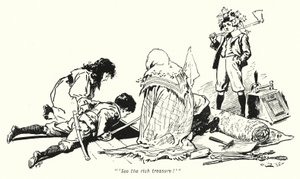 Illustration till The Story of the Treasure Seekers av E Nesbit (litho) av Gordon Frederick Browne