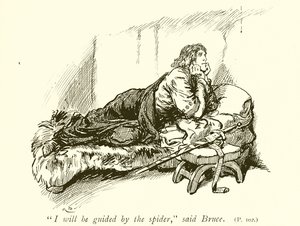 Robert Bruce och spindeln av Gordon Frederick Browne