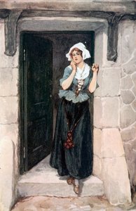 Det vanliga uttrycket av hennes ansikte var en söt eftertänksamhet av Gordon Frederick Browne