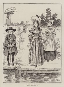 Väntar vid färjan av Gordon Frederick Browne