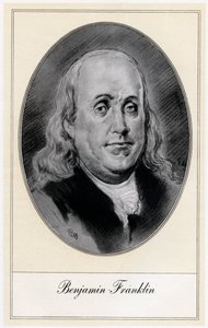 Benjamin Franklin, politisk person och statsmän i USA, tidigt 1900-tal