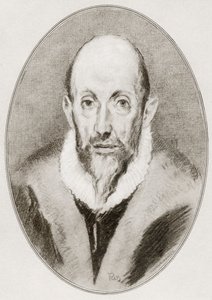 Domenikos Theotokopoulos, El Greco, från Living Biographys of Great Painters.