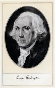George Washington, USA:s första president, tidigt 1900-tal.