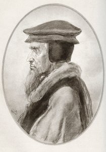 John Calvin, född Jehan Cauvin, från Living Biographies of Religious Leaders
