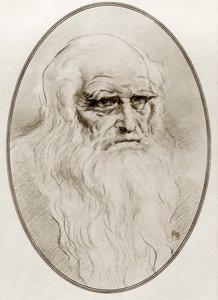 Leonardo di ser Piero da Vinci, från Living Biographys of Great Painters