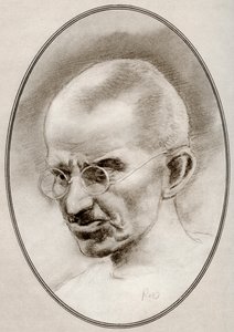 Mohandas Karamchand Gandhi, från Levande biografier om religiösa ledare av Gordon Ross