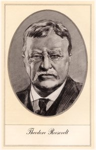 Theodore Roosevelt, USA:s 26:e president, tidigt 1900-tal.