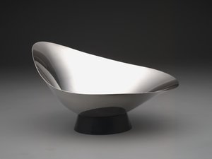 Modern "Decorator" skål, c. 1959 (silverplatta och plast)
