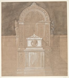 Epitafium för baron C. F. von Rumohr 1845 av Gottfried Semper