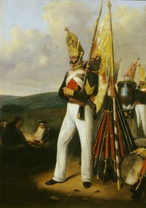 Grenadier vid Pavlovskijs livräddarregemente, 1840-talet