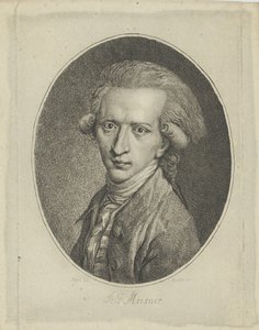 Porträtt av August Gottlieb Meissner 1753-1807 , ca. 1800.