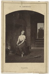 Fotoreproduktion av en målning av Askungen av Eugène Joseph Lejeune Cendrillon (titel på objekt) av Goupil and Cie.