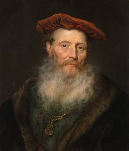 Skäggig man med sammetsmössa, 1645.