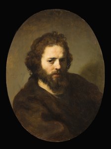 Porträtt av en skäggig man av Govaert Flinck