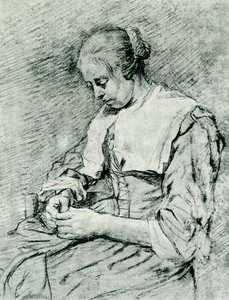 Sömmerskan av Govaert Flinck