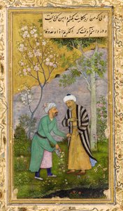 Saadi i en rosenträdgård, 1645.