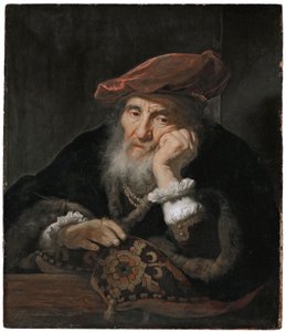 En gammal man vid ett fönster av Govert Flinck