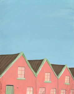 House, 2013 (olja på papper)