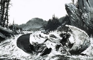 Alexander Mackenzie inleder sin strävan att hitta en väg genom Kanada med en hårresande flodfärd