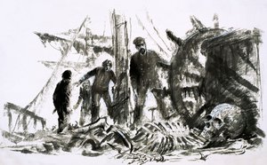 Marlborough försvann 1890 och upptäcktes inte förrän efter nästan ett kvarts sekel (gouache på papper) av Graham Coton