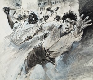 William Robinson, An American Traveller (gouache på papper)