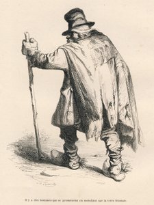Tiggare. Miniatyrer illustrerade av JJ Granville. Gravyr signerad Caque i delen "Berättelsen om en hare" skriven av PJ Stahl i "Scener ur djurens privata och offentliga liv". Paris, J. Hetzel och Paulin av Grandville