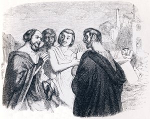 Sokrats tal (Parole de Socrate) - Fabler av La Fontaine av Grandville