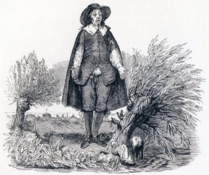 Barnet och läraren - Fabler av La Fontaine av Grandville