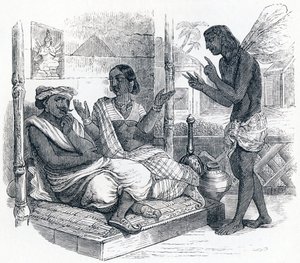 Önskningarna - Fables av La Fontaine av Grandville