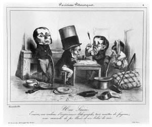 Ett anfall, ca 1840 av Grandville