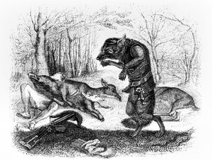 The Wolf and the Hunter, illustration till 