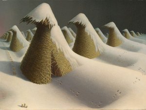 januari 1940-41 av Grant Wood