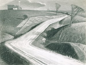 Mars 1940 (kol på papper)