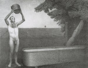 Sultry Night, 1939 av Grant Wood