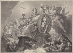 Allegoriskt porträtt av Ludvig XIV, kung av Frankrike