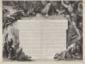 Allegoriskt ryttarporträtt av Ludvig XIV, kung av Frankrike