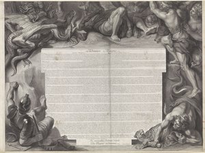 Allegoriskt ryttarporträtt av Ludvig XIV, kung av Frankrike